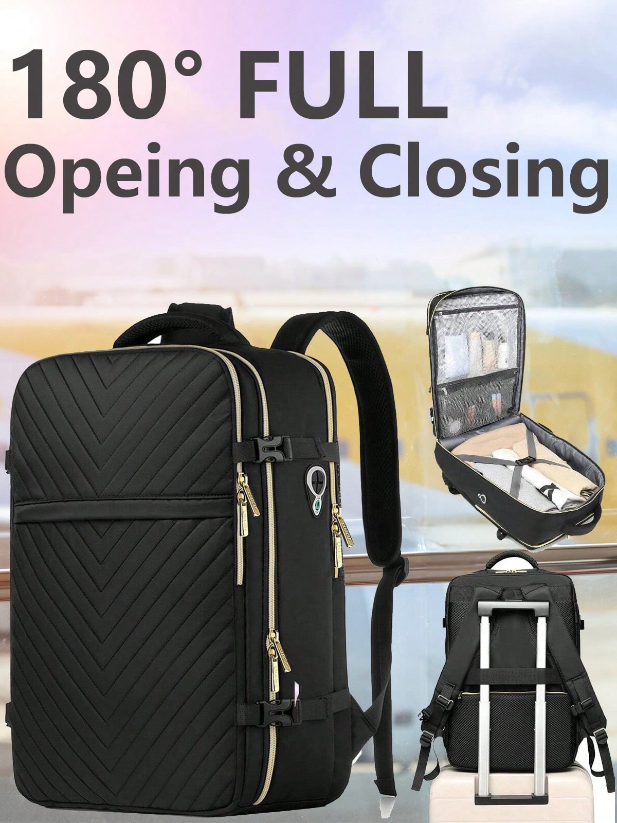 Women'S Bags Travel - Grote handbagage reisrugzak - Vliegtuiggoedgekeurde waterdichte