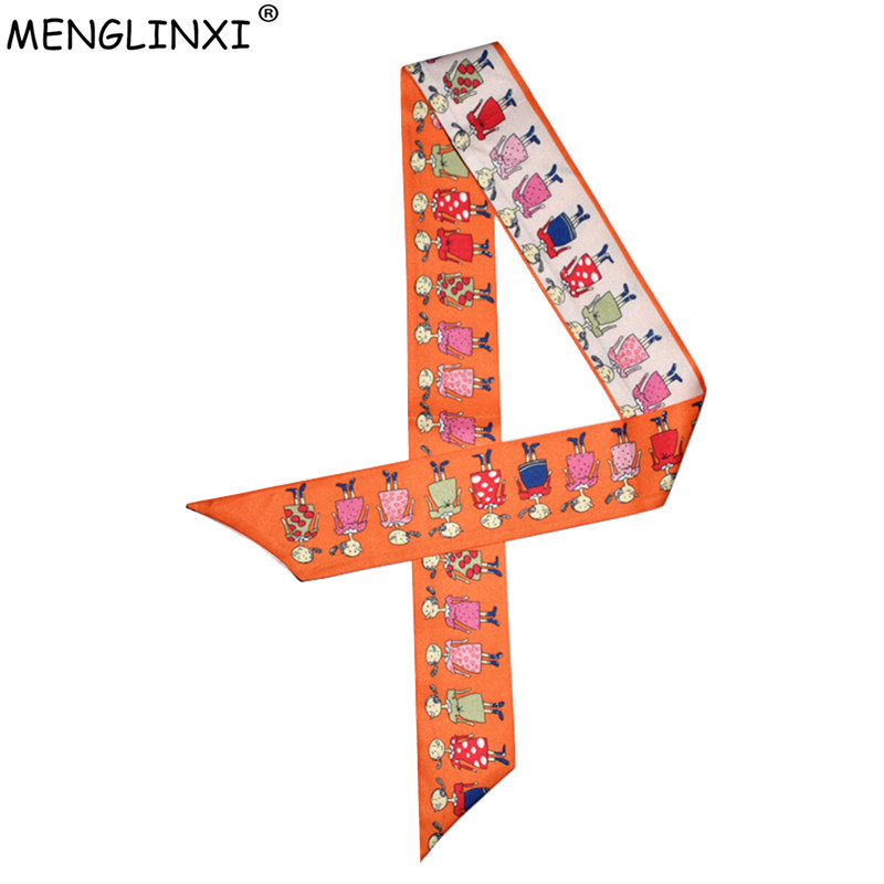 Women'S Bags Designer Brands - Nieuwe Ontwerp Stripfiguren Print Sjaal Vrouwen
