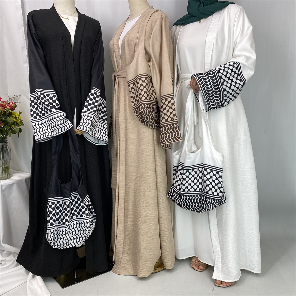 Women Bags In Dubai - Dubai Elegante Kaftan Bescheiden Jurk Abaya