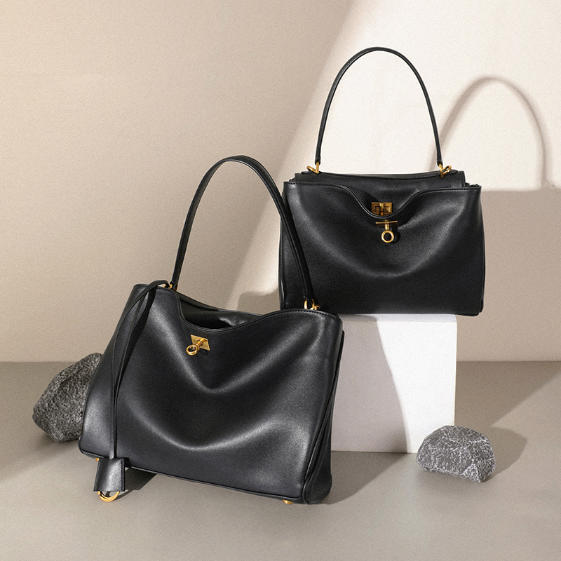 Women'S Work Bags Designer - Dames Koe Lederen Onderarm Schoudertas Vrouwelijke