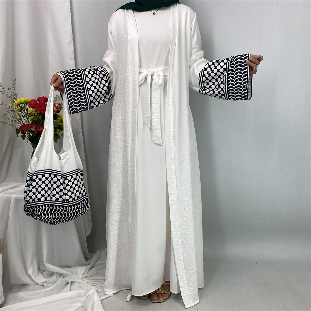 Women Bags In Dubai - 2025 Ramadan Keffiyeh Abaya Kimono Borduren