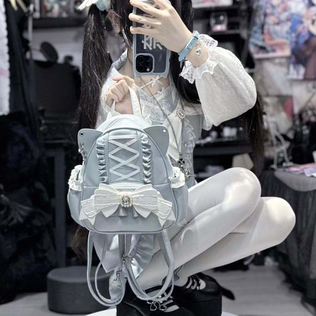 Women'S Japanese Bags - Japanse Jirai Kei Lolita-rugzak met kattenoren