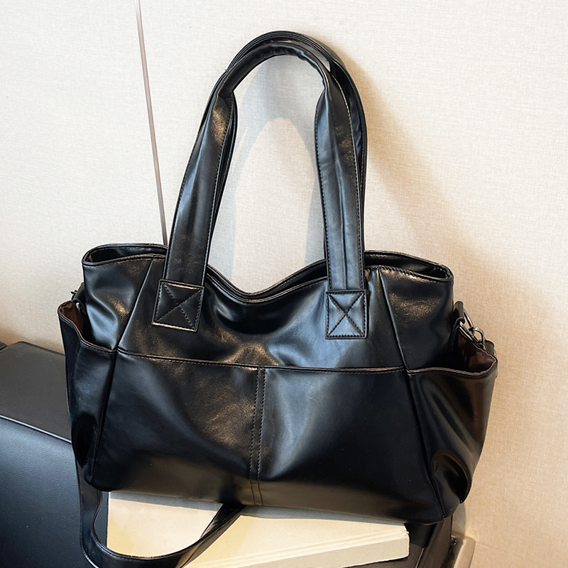 Women'S Work Bags Tote - Dames Retro Handtas van Zacht Leer,
