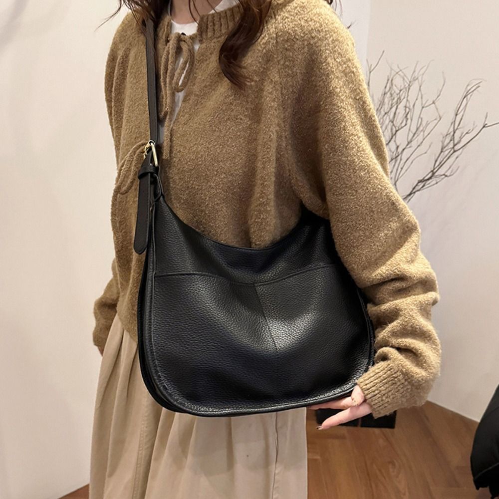 Women'S Work Bags Designer - PU-leer PU-leren draagtassen Zwart Koffie Kaki