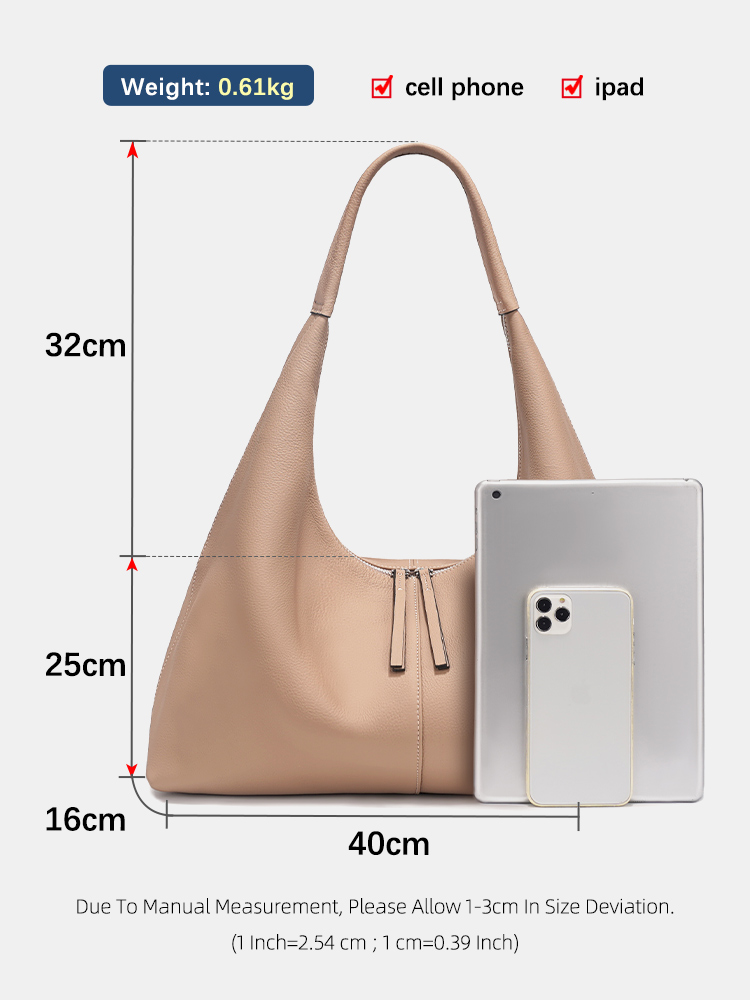 Zency Dames Echt Lederen Hobo  - Women'S Work Bags Designer recensie en prijs