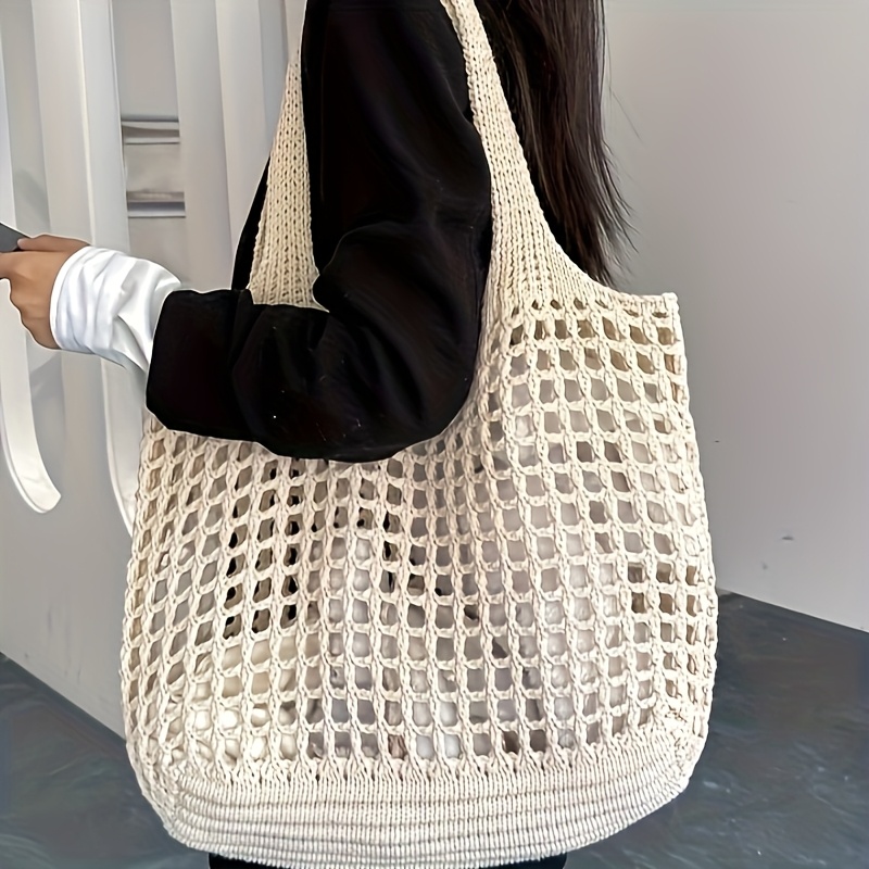 1pc gehaakte mesh draagtas, ad - Crochet Market Bag recensie en prijs