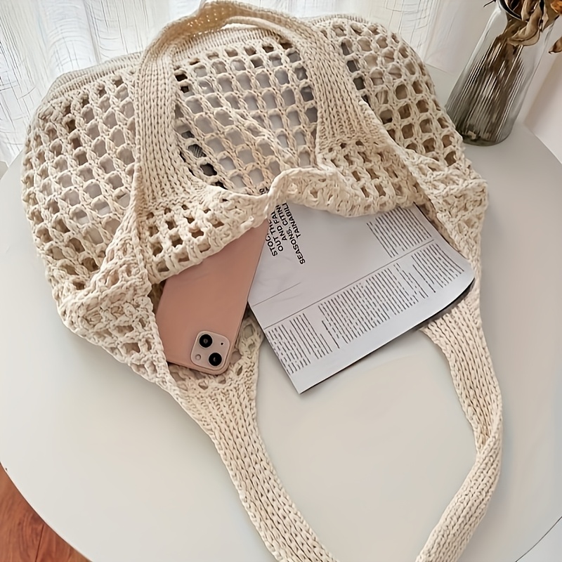 1pc gehaakte mesh draagtas, ad - Crochet Market Bag recensie en prijs