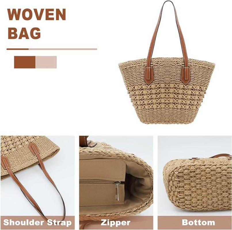 Nieuwe dames schoudertas van s - Crochet Market Bag recensie en prijs