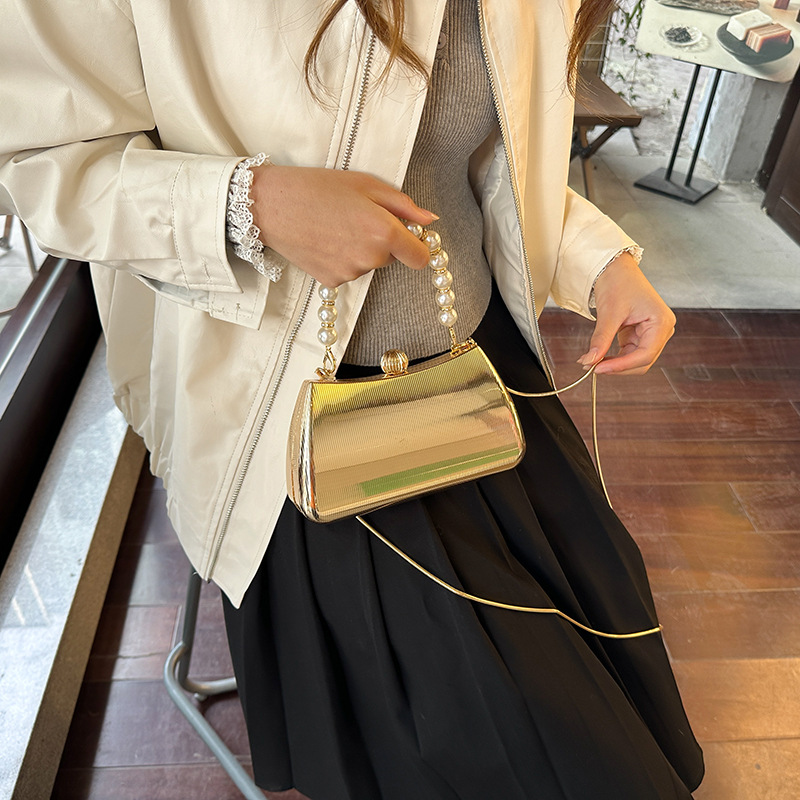 Vrouwen Goud Metallic Crossbod - Women Bags Popular Brands recensie en prijs