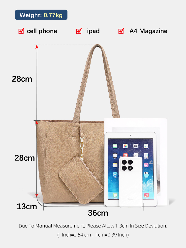 Zency Echt leer Grote draagtas - Women'S Work Bags Tote recensie en prijs