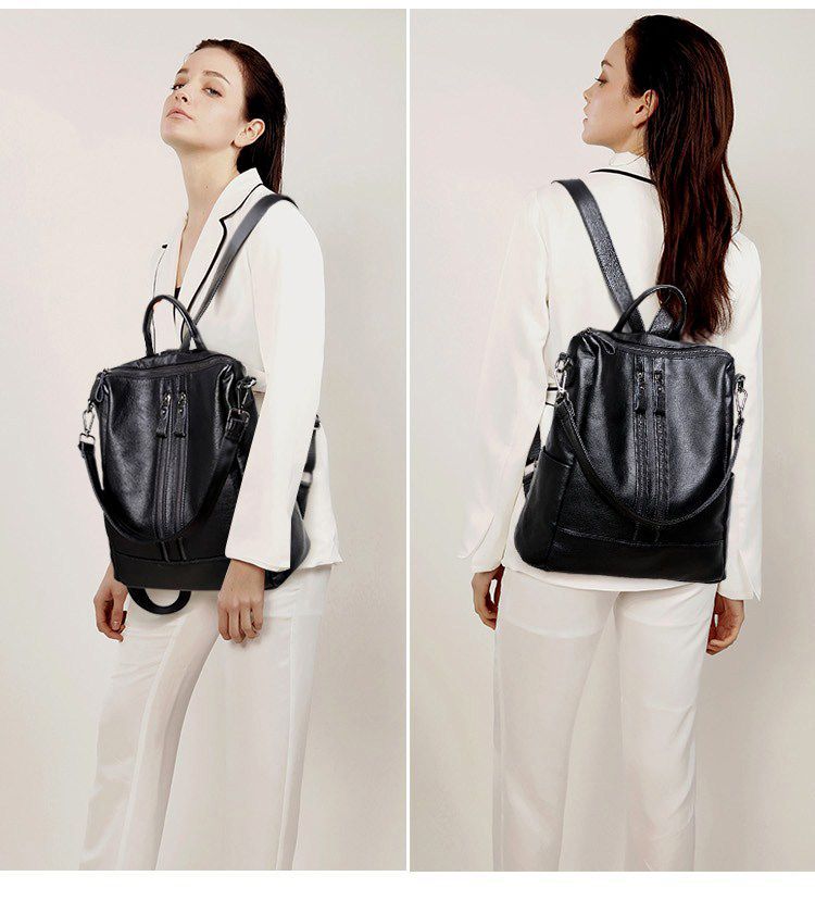 Dames Zacht Leren Rugzak Schoo - Women'S Bags For Work recensie en prijs