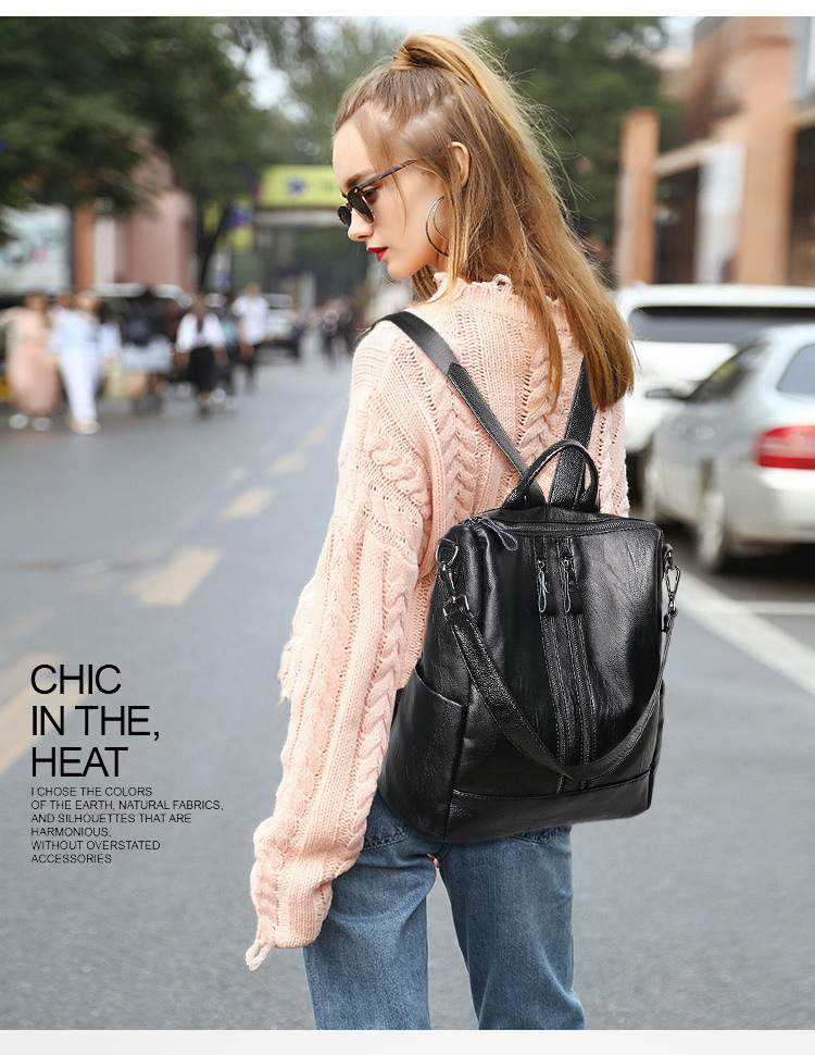 Dames Zacht Leren Rugzak Schoo - Women'S Bags For Work recensie en prijs