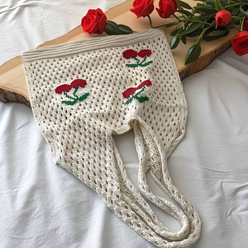 Dames stijlvolle gehaakte draa - Crochet Market Bag recensie en prijs