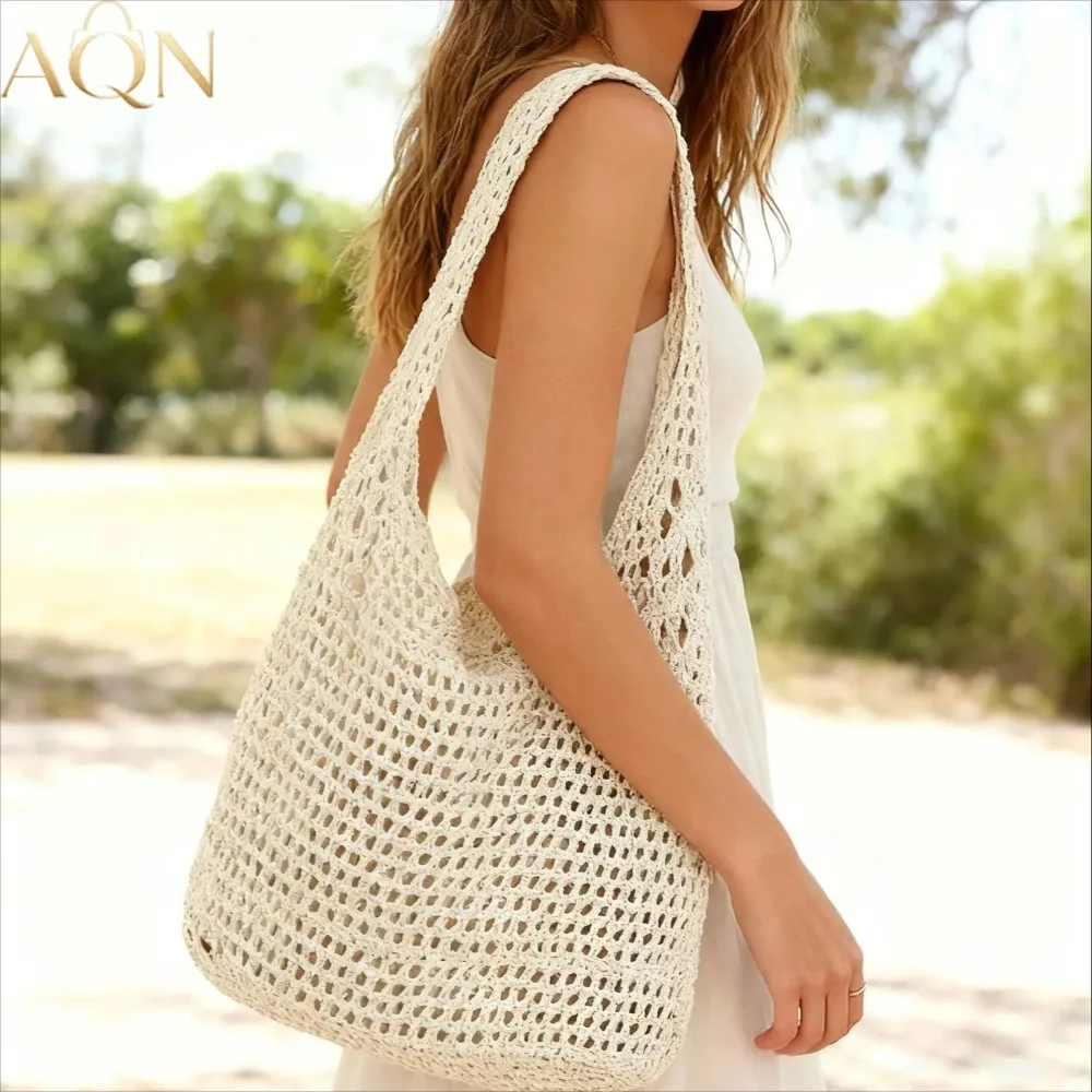 AQN Dames Casual Grote Capacit - Crochet Market Bag recensie en prijs