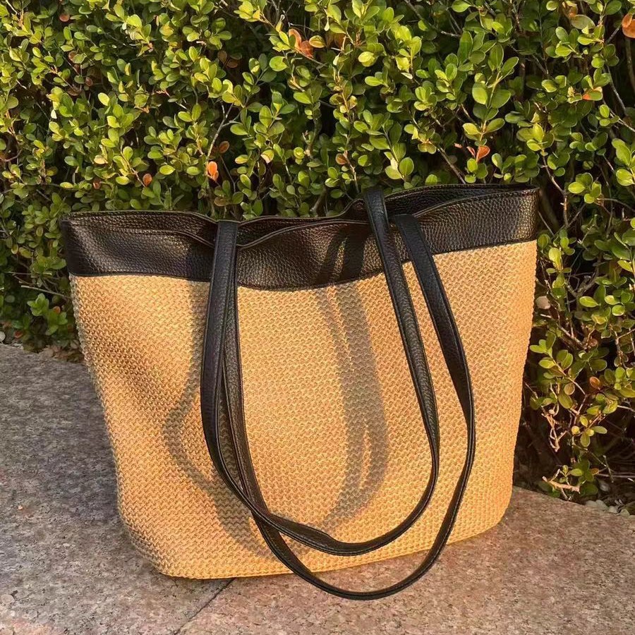 Patchwork geweven schoudertas  - Crochet Market Bag recensie en prijs