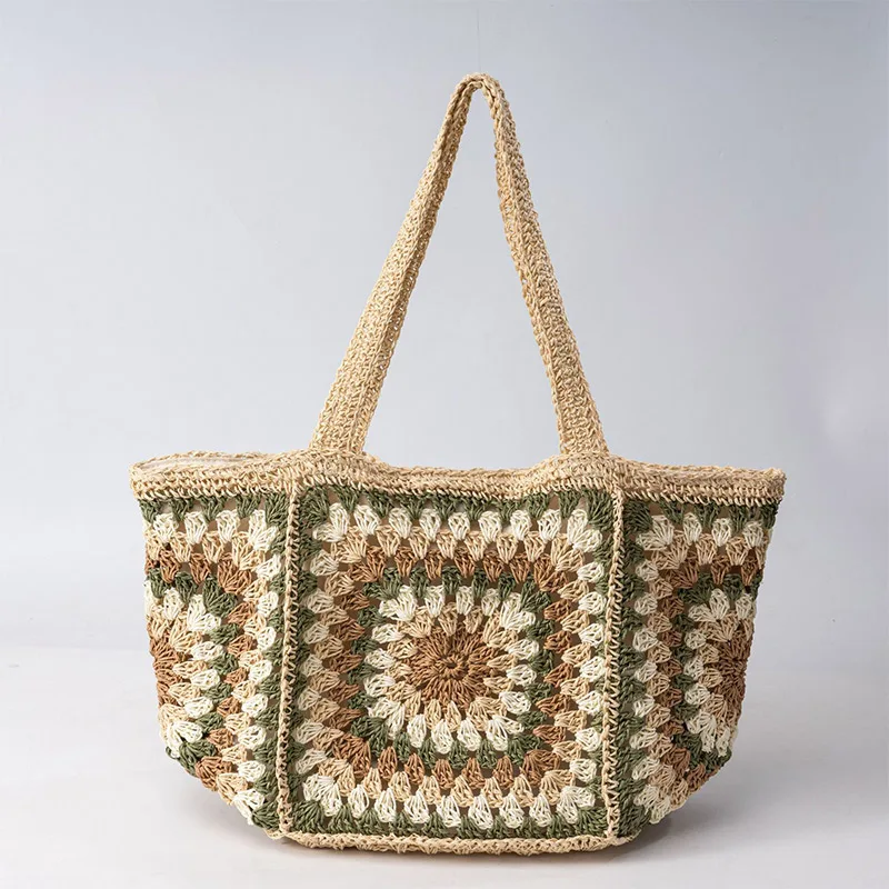 Zomer handgeweven tas kleur ma - Crochet Market Bag recensie en prijs