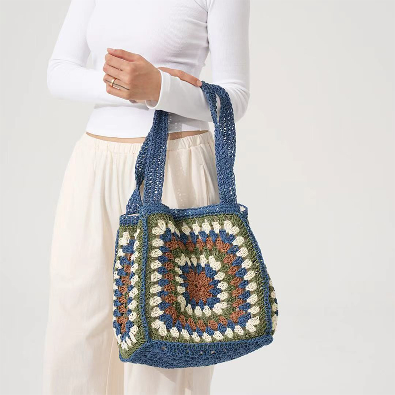 Zomer handgeweven tas kleur ma - Crochet Market Bag recensie en prijs