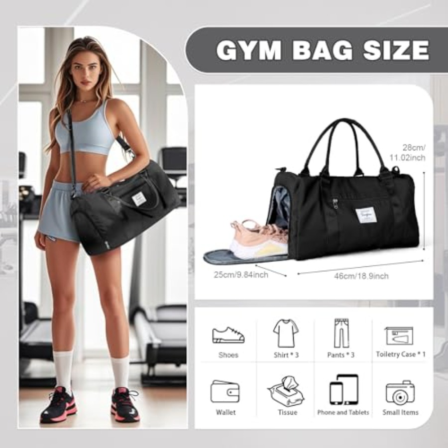 Kleine zwarte sportreistassen  - Women'S Bags Travel recensie en prijs
