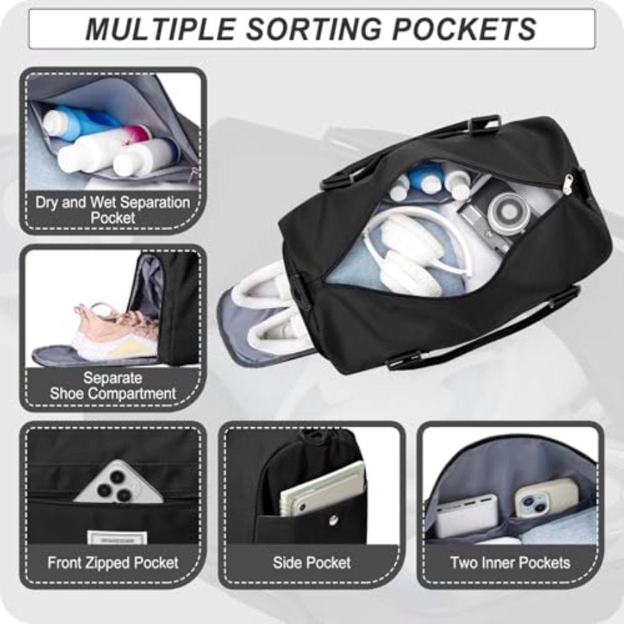 Kleine zwarte sportreistassen  - Women'S Bags Travel recensie en prijs