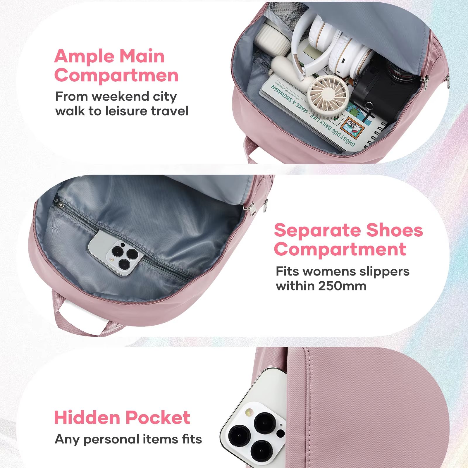 Tas voor dames, kleine sportru - Women'S Bags Travel recensie en prijs