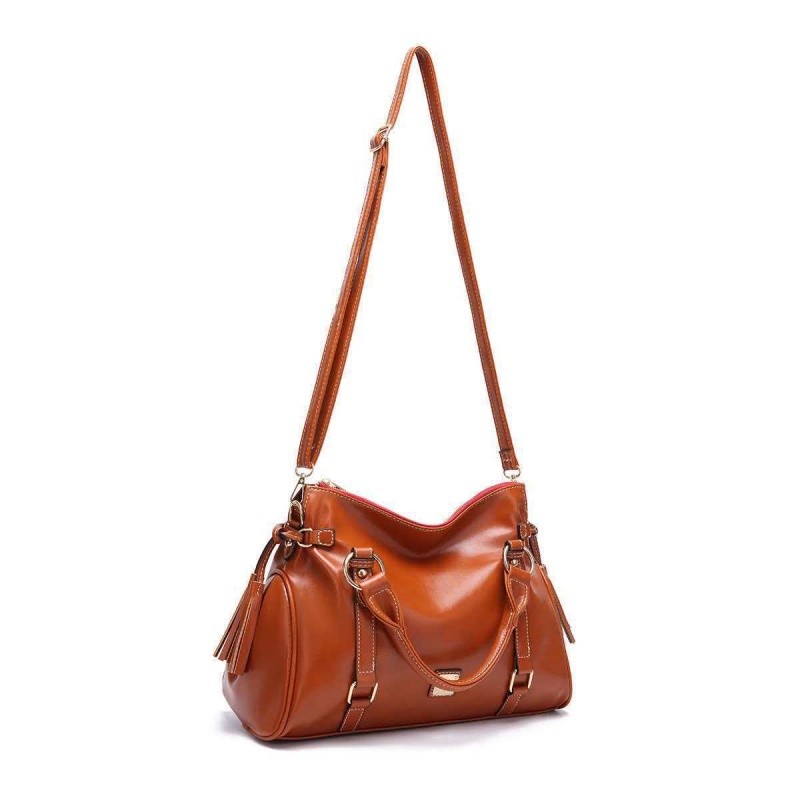 Retro zacht leer dames draagta - Women'S Work Bags Designer recensie en prijs