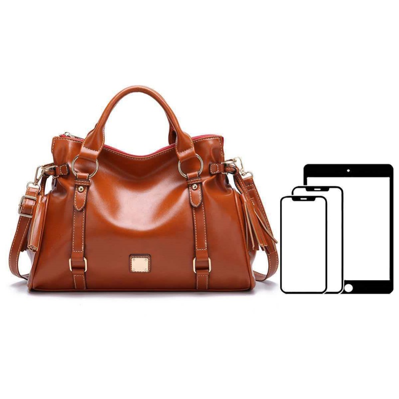 Retro zacht leer dames draagta - Women'S Work Bags Designer recensie en prijs